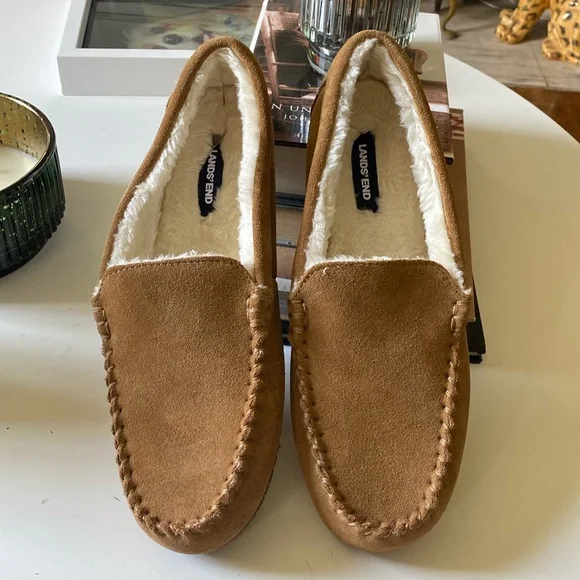 Top lands end moccasin slippers Top Sale Black Friday